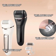 MELODG Electric Pedicure Foot Sander, Eliminate Feet Dead Skin 2 Speeds Electric Rechargeable Foot F