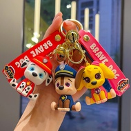 Paw Patrol keychain, cartoon couple keychain, backpack, car pendant, small gift F4WY
