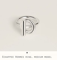 ECHAPPEE Hermes ring Medium model sliver size 51 純銀小Q戒指
