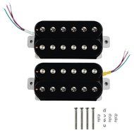 Phrilam 6 non & 6 ปรับคอ Humbucker/50mm7.6K สะพาน/52 มม.15K Pickups ชุดกีตาร์สําหรับกีตาร์ไฟฟ้า
