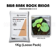 Baja Pembesaran Kesuburan Rock Melon - Nitrophoska Green 1Kg (loose pack)