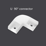 LED 50cm Aluminium Channel for Led Strip V/U Shape Aluminum Profile with Diffuser Milky PC CoverLED