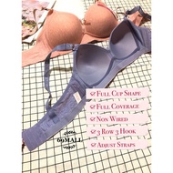 Full Cup Shape Bra Non Wired 38-44C/D#Plus Size#Women Bra