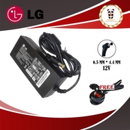 LG Monitor E2351 E2360 W2284F W1943S W1643C 12V 3A (36W) Power Supply Charger Adaptor 6.5 x 4.4mm