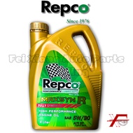 REPCO Maxsyn R 5W/30 API SP ILSAC GF-6 Fully Synthetic High Performance Engine Oil [4 Litre]