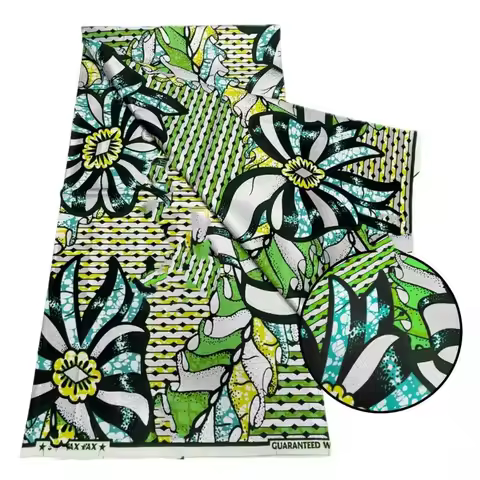 2026 New Style Nigeria Golden- Wax Print Fabric - High Quality African Wax Print Fabric for Patchwor