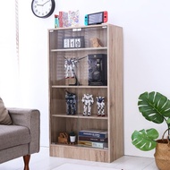 【微慢】MIT高120公分雙門玻璃收納櫃 展示櫃 櫃子 公仔櫃 BO012