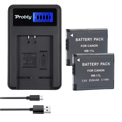 NB-11L NB 11LH Battery / LCD Charger for Canon PowerShot A2300is A2500 A2600 A3400is A3500is A4000is