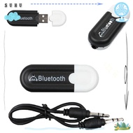 SUHUHD Wireless Music Adapter, 3.5mm Bluetooth 4.0+EDR Stereo Bluetooth Receiver, Networking 2 in 1 For Android/IOS USB Music Receiver Adapter Listening Music