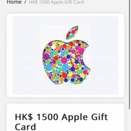 Apple gift card 2張