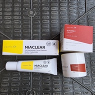 BUNDLING Niaclear & Glycore 8 percent Derma Xp Cream for sensitive skin and brighten the face