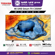 Toshiba 43" 50" 55" 65" 75" Smart 4K UHD C350N Series Google TV / Dolby Atmos / Smart TV / Televisio