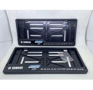 Cover Bingkai Plat Nomor List Blue Core Yamaha Plat Nomor Yamaha Universal Untuk Semua Jenis Motor Y