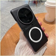 Magsafe เคสดั้งเดิมชาร์จไร้สายแม่เหล็กหรูหราสำหรับ Xiaomi 13 14 Ultra 15 MI 14 Pro ปกหนัง