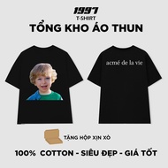 Adlv 100% cotton 2-Way cotton T-Shirt For Babies Smiley Cute White Men'S T-Shirt ADLV050