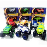 Blaze Monster Truck Toys Vehicle Racer Car Truck Plastic 6 Color Small Car Size 6.5cm(h) x 7.5cm(l) 