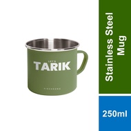 [Not for Sale] Aik Cheong Stainless Steel Cup -Let's Tarik Cup 250ml (Green)