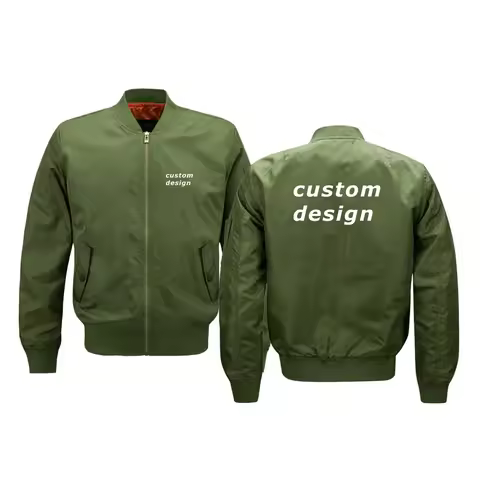 Military Outdoor Man Jacket Coat Custom Design Ma1 Bomber Jacket for Men