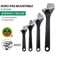 6-15 Inch Adjustable Wrench / Adjustable Wrench 15-37.5cm Carbon Iron SK-55/F11-123-131A/Feibao
