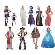 Costume Sailor Moon, Jasmine, Bolly Giri, Cowgirl, Greece, Coco mama(Adults)