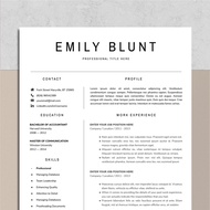 Google Docs Resume Template | Google Docs CV Template | Google Resume | Google Resume Template | Goo