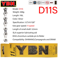 Gratis Ongkir YBN X12L X10 X10sl X9sl โซ่จักรยาน X11sl 9 10 11S Gold Mountain จักรยานเสือหมอบ Sram S