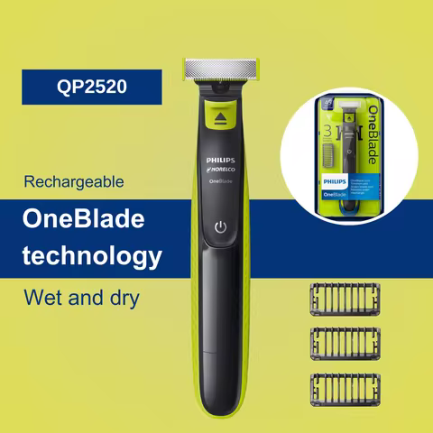 Philips Norelco OneBlade Shaver QP2520/70, Electric Trimmer and Shaver