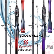 Sougayilang  Cast/Spin Fishing Rod 1.8m  6ft Outdoor Sport Fishing Rod Bass Fishing Rod Portable Fis