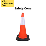 Safety Cone Orange Rubber Heavy Base Premium Quaity Traffic Road Block Reflective / Kon Keselamatan 