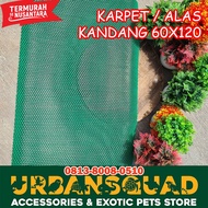HIJAU Rug Mat Cage 60x120 Green Reptile TORTO SULCATA ALDABRA