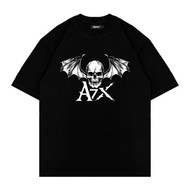Avenged Sevenfold Metal Band T-Shirt (A7X) Black Regular Fit Original Distro