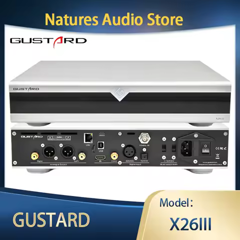 Gustard DAC-X26III HIFI Network Streaming Decoder Desktop Audio Decoder X26 III USB DAC support Roon
