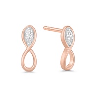 Lee Hwa Jewellery Infinity Diamond Earrings