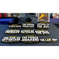 Star Wars Movie (Episode 1 to 9) 3D Logo Or Fridge Magnet