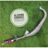 R9 EXHAUST PIPE RACING MODENAS DINAMIK 120 MUGELLO ( CARBON )