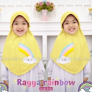 Hijab Anak TK Rayya Rainbow / Hijab Anak TK Kekinian / Hijab Anak TK Tali Karet / Jilbab Anak Karakt