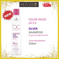 Schwarzkopf BC Bonacure pH 4.5 Color Freeze Silver Micellar Shampoo 250ml (for grey & lightened hair