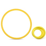 Bike Solid Tire 700x23C Road Bike Bicycle Cycling Riding Tubeless Tyre Wheel (Yellow)