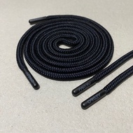 HITAM Oakley plastic aglet black hoodie straps 2pcs