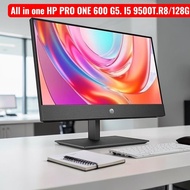 (Old product) HP PRO ONE 600 G5 all in one desktop computer. 22in.cpu i5 9500T.R8/128+500hdd 90% bea