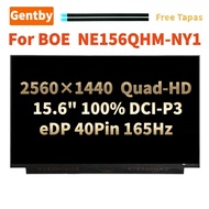 Original NE156QHM NY1 NY2 V8.0 15.6 Inch Matte LCD Display Screen For Gaming Screen 165Hz QHD 2560X1