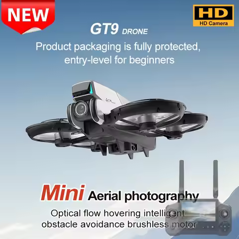 Choice·GT9 FPV Drone 4.3" Screen 4K HD Camera 2.4G Brushless 143g No Registration EIS Anti-Shake Opt