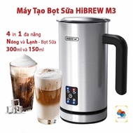 Hibrew M3 4 In 1 Automatic Milk Frother, Milk Chocolate, Both Hot and Cold or Multi-Purpose Cereal