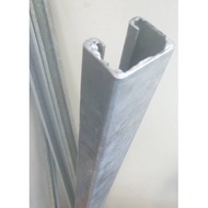 Electric Rail Shallow 25x40 Mm Hotdip Galvanized (HDG) Plated Length 4 Feet Thickness 1.6 Mm. Steel 