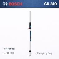 [ BOSCH ] (GR 240) Measuring Rod | Laser Level Staff | Carrying Bag Included