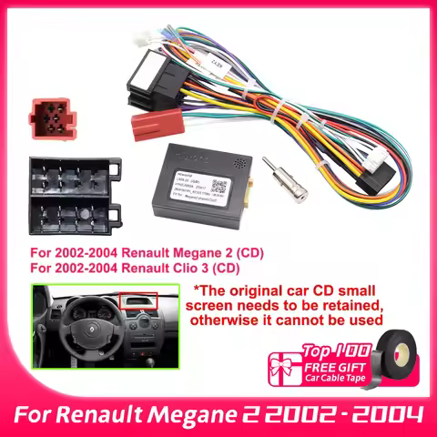 16 Pin Canbus Decoder LN06.20 for Renault Megane 2 for Renault Clio 3 2002 -2004 Trafic Mk2 CD To IS