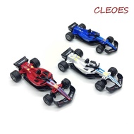 CLEOES F1 Race Car Toys, 1:36 Pull Back F1 Race Car Model Toy, Simulate Car Model Track Edition Smoo