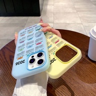 Fashion 26 Year Calendar Jelly 2-in-1 Phone Case For VIVO Y95 Y93 Y91C Y01 Y15S Y15A Y15C Y27 Y27S Y