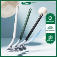 Smart toilet Brush, Flexible Silicone Material, Clean Every Corner Of The toilet, Bathroom (With 3M Wall Hook)