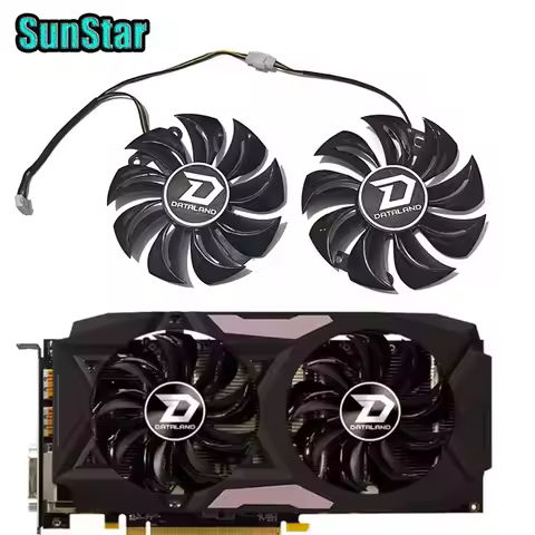 NEW GA91B2U 87MM 4PIN DC 12V 0.4A Video Card Cooling Fan,For Dataland RX470 RX480 RX460 RX580 RX470D